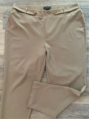 New York & Company Women's Camel/Tan Straight Leg Dress Pants 20w